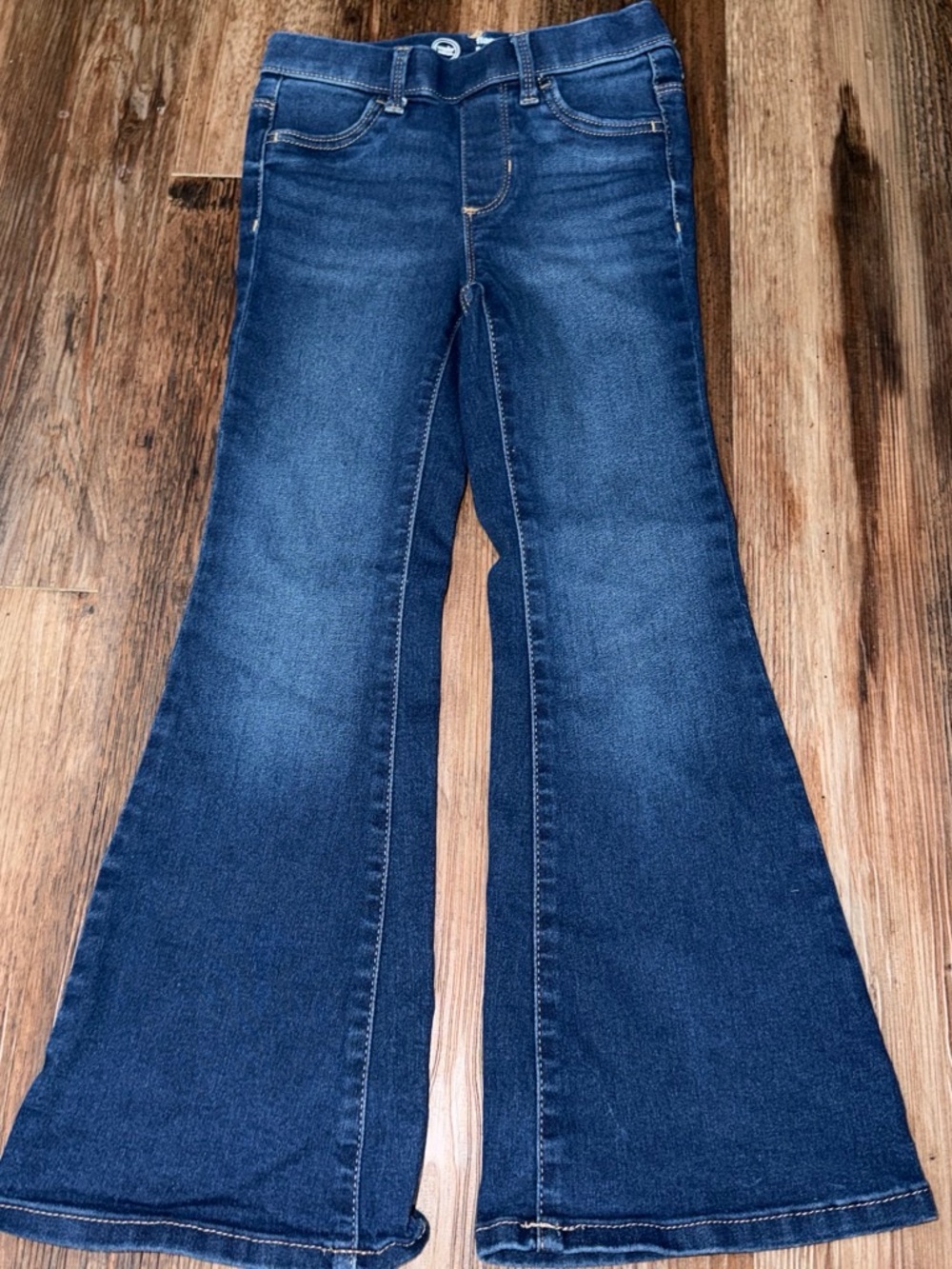 Dark Blue Flare girls Jeans